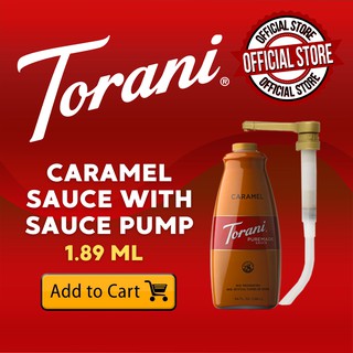 Torani Caramel Sauce 1.89L Plastic Bottle