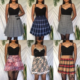UPDATED Korean Cotton Skirts (Plaid, Checkered, Tennis, Pleated and Tweed)