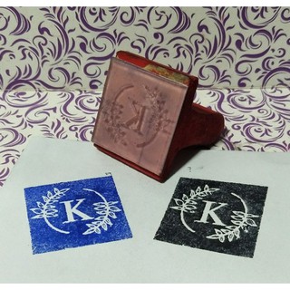 customized rubber stamp wood handle