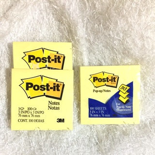 Authentic Post-it Sticky Notes/ Sticky memo
