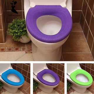 Warmer Washable O-shaped Flush Pads Toilet Seat Cover (1)