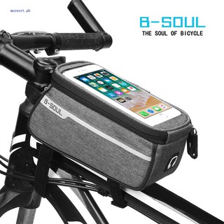 Bicycle Bag, Waterproof Touch-Screen BicycleFront Mobile Phone Frame Bag Holder
