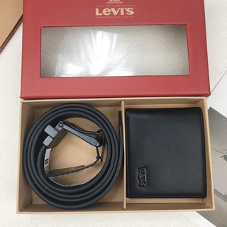 Genuine Leather Levi's / Men's Belt wallet combination (2)