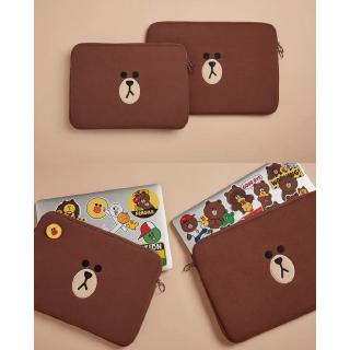 Line Brown Bear 15.6/15.4/13.3in Laptop Bag Apple iPad Pro 11in Protective Pouch 9.7/10.2/10.5in Sleeve Hand Bag (4)