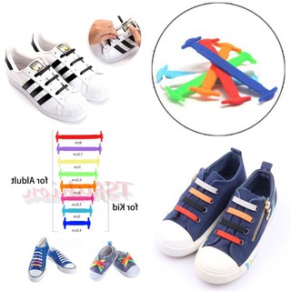 16 Pcs Lazy Shoe Laces Unisex tie Shoelace Silicone Elastic Sneaker Personality No Tie good product (1)