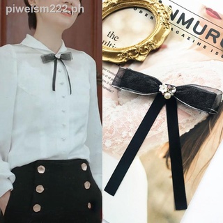 ❃Star bow tie female autumn new shirt neckline decoration collar flower brooch ribbon bow tie small bow tie pin (1)