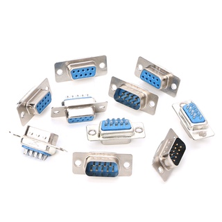 RR 5Pairs DB9 Male and Female RS232 9 Pin Wire Solder Serial Port Plug Connectors