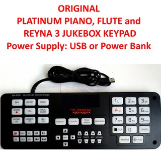 Original Platinum Jukebox Keypad for Platinum Piano, Reyna 3 and Flute JBK-1000