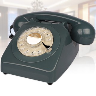 Nordic style home telephone wireless card retro fixed telephone landline rotating old antique port p