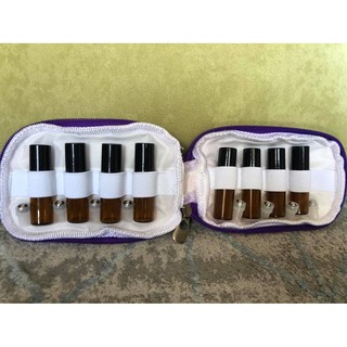 Young Living Mom’s Keychain Roller Case with 8pcs Glass Amber Bottle 5ml (4)