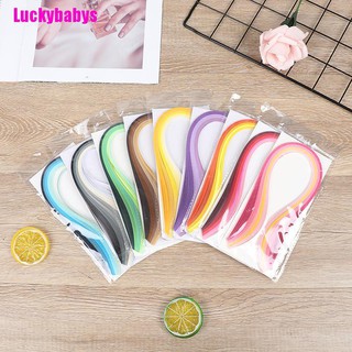 Luckybabys✹ 100Pcs/set Paper Quilling Strips Set 3mm 39cm Paper For Craft DIY Quilling Tool