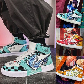 Demon Slayer High-Top Sneakers Skateboard Shoes Men shoes Student shoes Couple Shoes