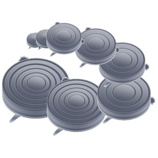 8pcs Circle- Silicone Stretch Lids Food Covers High Quality