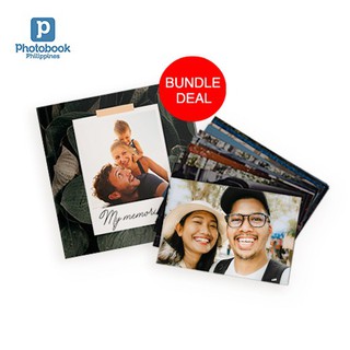 (Bundle) Photobook 100 pcs 4R Prints + 6" x 6" Mini Square Softcover Photobook