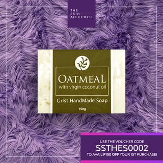 Oatmeal with Virgin Coconut Oil Grist Organic Handmade Soap