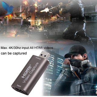 Hot_USB 3.0 HDMI Video Capture Card for Game Camera Live Streaming Recording Box f20R