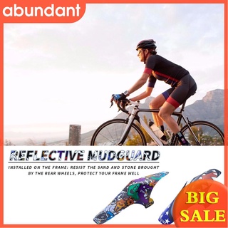 （abundant） enlee Bicycle Front Rear Wheel Fender Reflective MTB Mountain Bike Mudguard