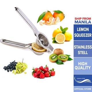Hawaii Home Stainless Steel Manual Hand Press Lemon Squeezer