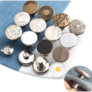 Snap Fastener Metal Jeans Buttons Perfect Fit Adjustable Clothes Button Sewing Accessories