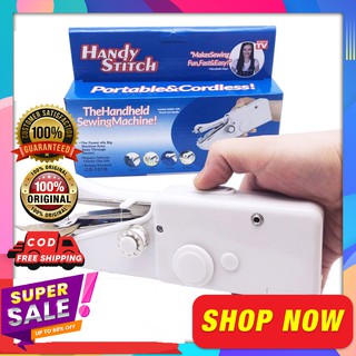 Original Handy Stitch Mini Portable Sewing Machine Multifunction Cordless Electric Handheld