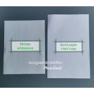 glossy paper●Falcon Sub 18/63GSM Thick Whitewove Mimeo Paper / Newsprint Paper Long and Short (2)