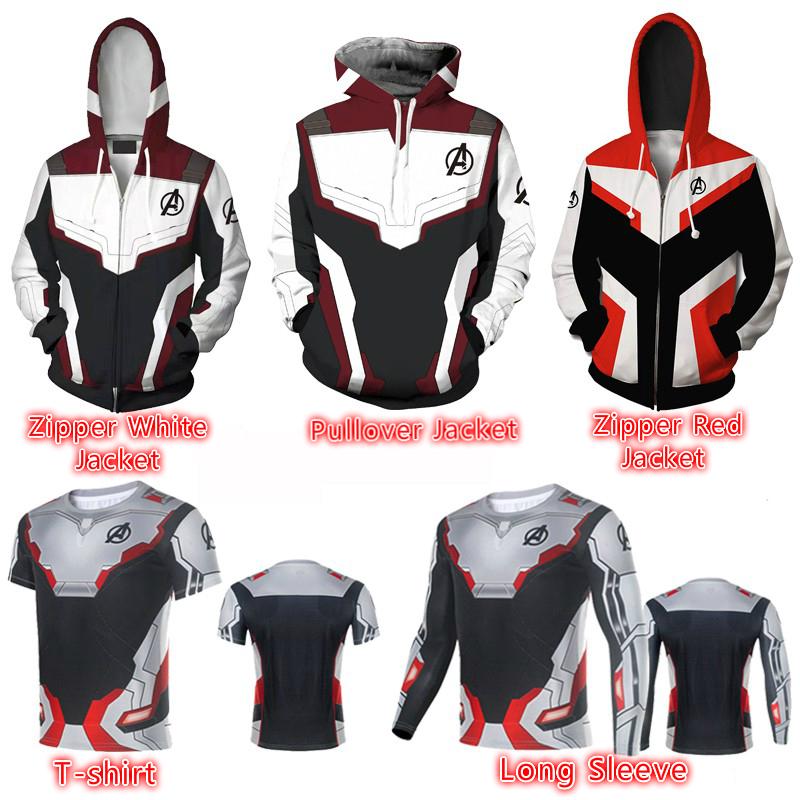 Newest The Avengers 4 Endgame Quantum Realm Hoodie Jacket