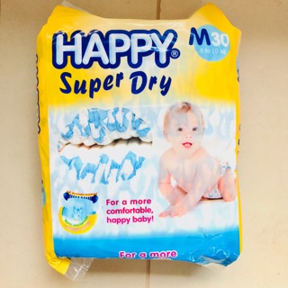 HAPPY SUPER DRY MEDIUM - 30PCS
