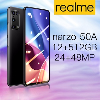realme narzo 50A HD ultra thin Cellphone Global version 6.38inch Smartphone Android mobile phone COD