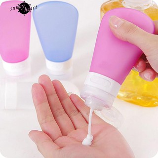 COD!! Portable Silicone Bottle Travel Kit Lotion Bath Shampoo Containers