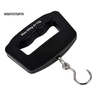 ☼ WT Pocket 50Kg/10g LCD Digital Hanging Hook Weight Luggage Useful Electronic Scale 2w0x