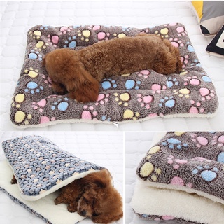 ○✘♞Soft Fleece Pad Pet Blanket Flannel Thickened Pet Bed Mat for Puppy Dog Cat Sofa Cushion Home Rug