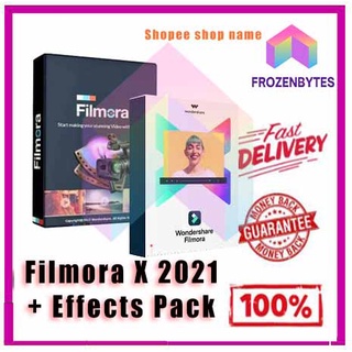 [ Frozenbyte2021 ] [ No Watermark ] [ Windows 11/10 / MacOS ] Filmora X 10.1.20.16 + effect pack