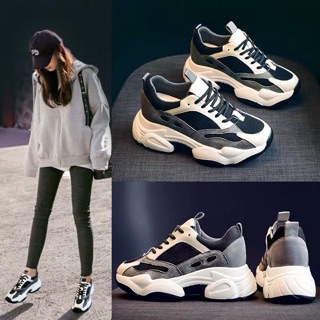 Korean fashion Running rubber women's shoes (1)