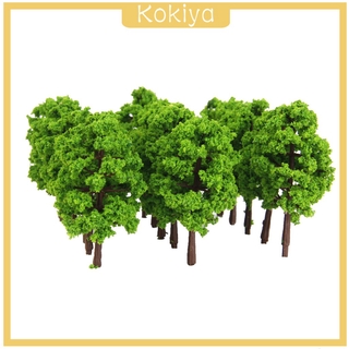 [KOKIYA] 1:150 N Scale Green Model Tree Layout Forest Diorama Scenery Model 8cm Tree