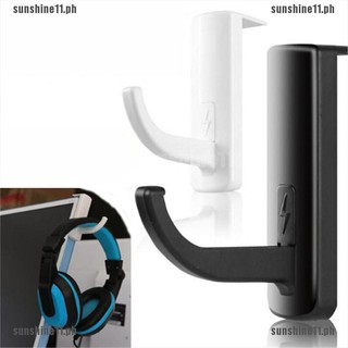 [SUN11]2PCS Headphone Holder Hanger Wall PC Monitor Stand Durable Headphone Acc