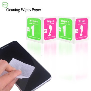 1PC Screen Dust Removal Tool Dry Wet Cleaning Wipes Paper Set (1)