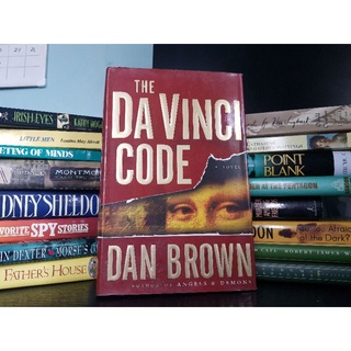 The Da Vinci Code by Dan Brown (2nd Hand/used book) hardbound booksale Mystery, Fiction, Suspense