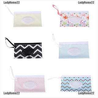 Clutch and Clean Wipes Carrying Case Eco-friendly Wet Wipes Bag Cosmetic Pouch(LadyHome22)
