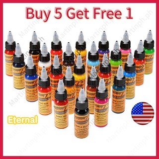 ❤(buy 5 Get Free One) Eternal Professional Tattoo Pigment 30ml Single Bottle Ink Beauty Tool Easy to