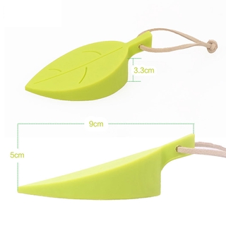 【BY】Silicone Leaf Stoppers Secure Door Wedges Finger Protectors for Home Office (9)