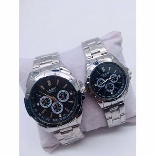 New Arrival T195 Stainless Steel Couple Watch With Box