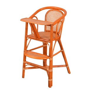 Baby Highchairs Real Rattan Children's Dining Chair Rattan Chair Baby Chair Baby Dining Table and Ch