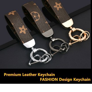 lanyard Car Key Chain keychain Gift Handmade Premium Leather Valet Keychain Detachable with Car Key Loop Ring Car Key Fob Chain