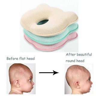 Memory Cotton Breathable Infant Baby Shaping Pillow Prevent Flat Head Sleeping Support