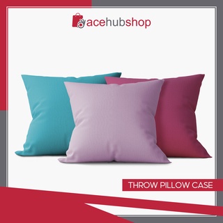 Throw Pillow Case 18x18inch Plain Color Square Pillow Case 45x45cm Throw Pillow Case with zipper