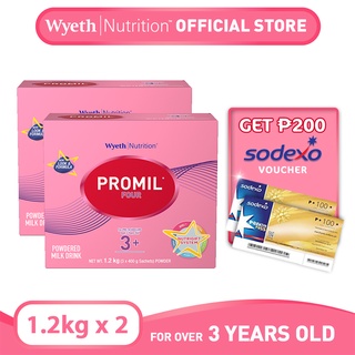 PROMIL® FOUR Powdered Milk Drink 2.4kg (1.2kg x 2) FREE SODEXO PHP 200