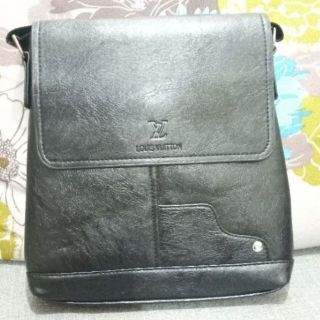 Genuine Leather Sling Bag/ Satchel For Men (Louis Vuittion)