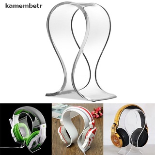 【kamem】 Acrylic Earphone Headset Desk Display Stand Hanger Holder For Headphone .