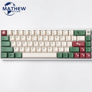 GMK Camping Mechanical Keyboard Keycaps Cherry Height Pbt Sublimation Adaptation for 68/87/84/980/104 Compatiable with RK Keychron North Facing 141keys Full Set (1)