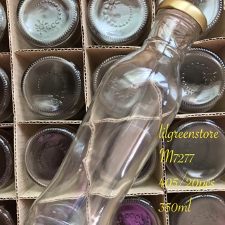 M7277 350ml Glass Bottle 24pcs w/ Free Seal